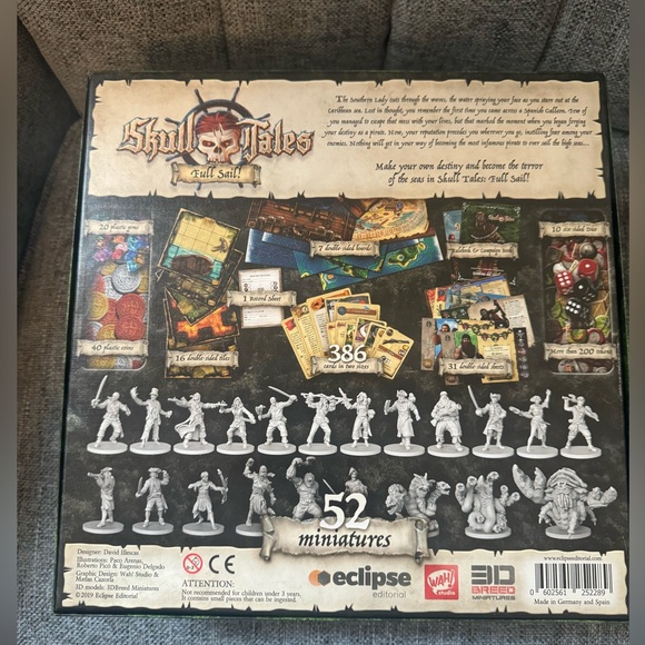 Skull Tales Eclipse Editorial Skull Tales - Full Sail! Mega-Expansion Box NIB - Picture 6 of 8